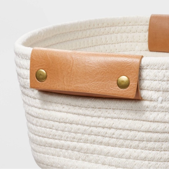 Decorative Coiled Rope Basket - Picture 4 of 9